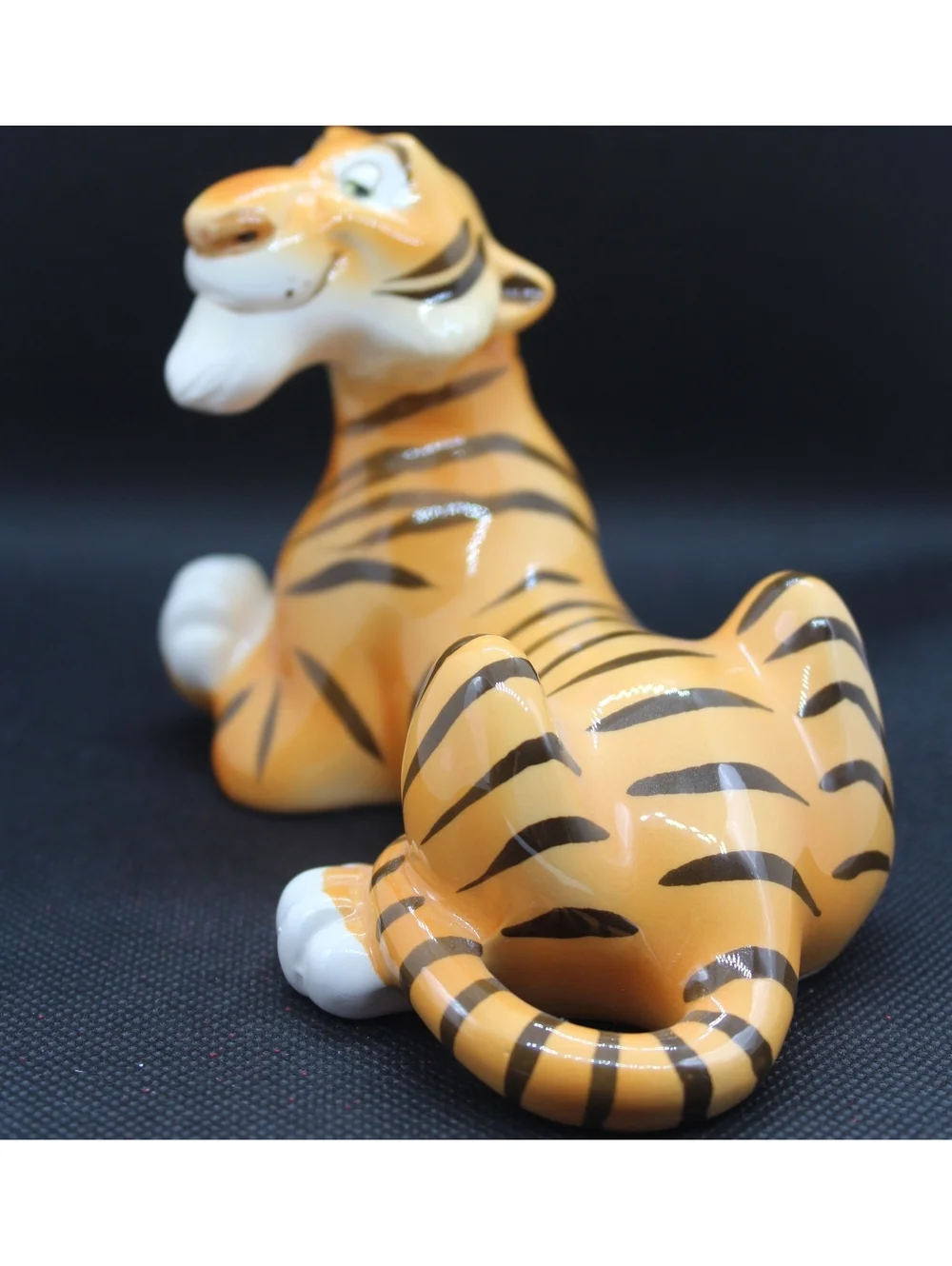 1967 Disney Japan The Jungle Book Shere Khan Tiger Porcelain Figurine Ceramic